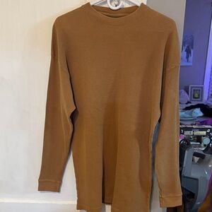 Classic Tan Long Sleeve Shirt for Men